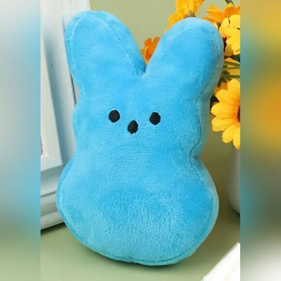 New in Pkg - Set of 6 Peeps Easter Bunny Plush Stuffed Animal Toys - Picture 6 of 7